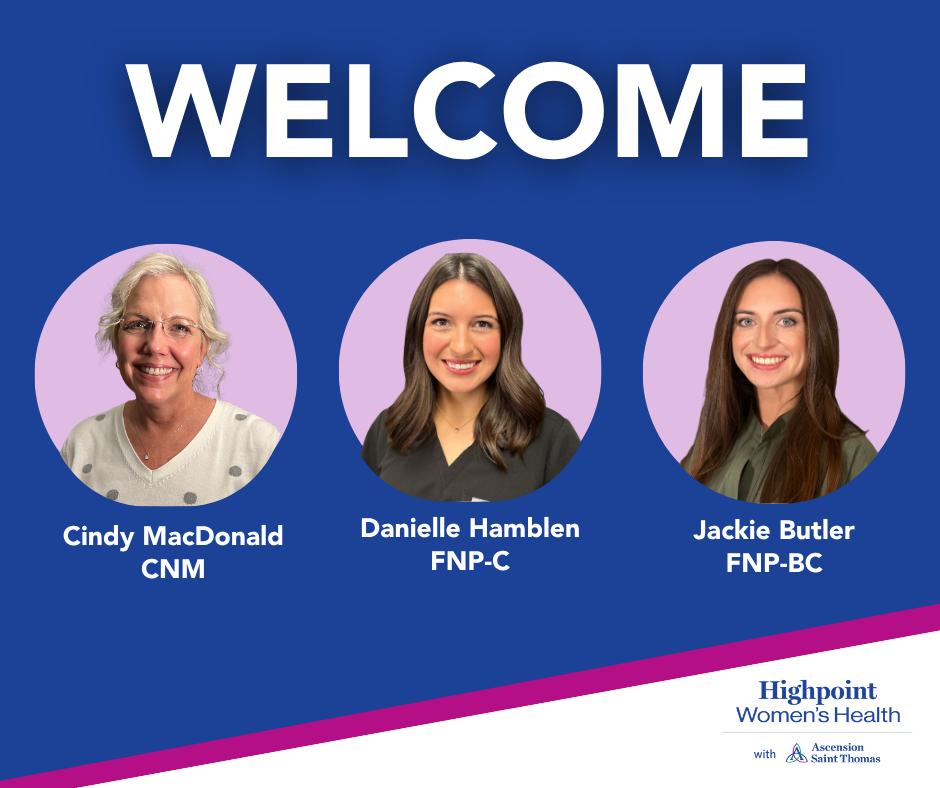 Highpoint Women's Health Welcomes Three New Providers